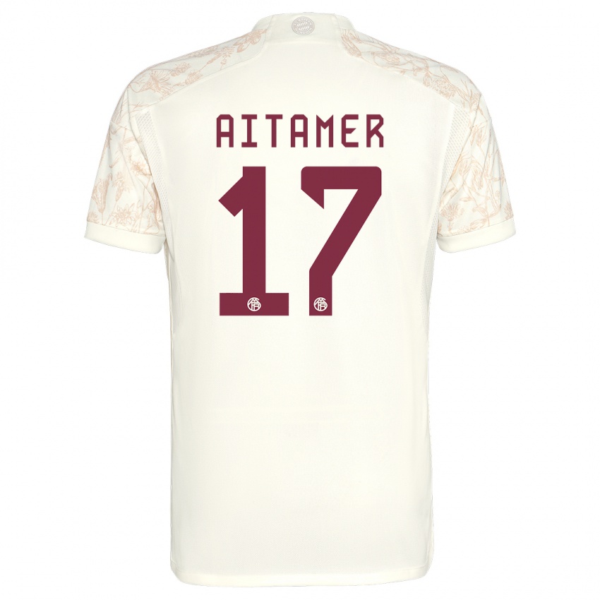 Gyermek Younes Aitamer #17 Törtfehér Harmadik Számú Jersey 2023/24 Mez Póló Ing