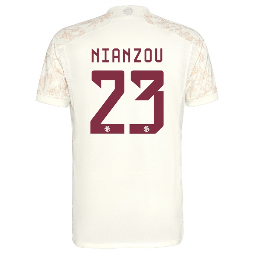 Gyermek Tanguy Nianzou #23 Törtfehér Harmadik Számú Jersey 2023/24 Mez Póló Ing