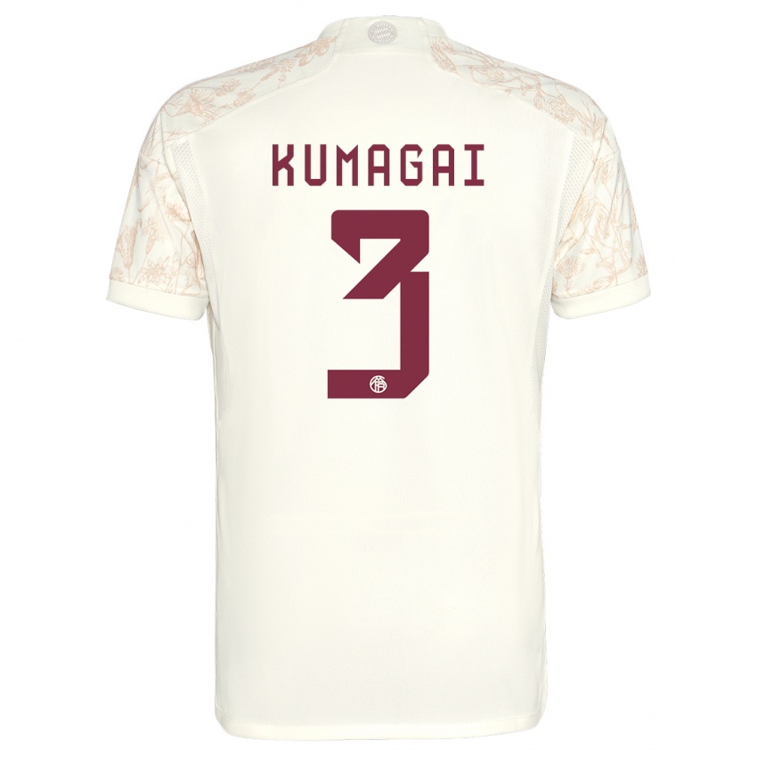 Gyermek Saki Kumagai #3 Törtfehér Harmadik Számú Jersey 2023/24 Mez Póló Ing