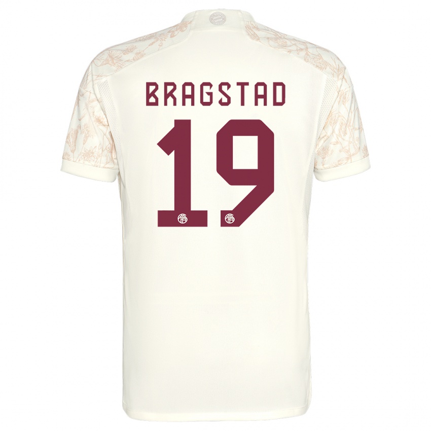 Gyermek Emilie Bragstad #19 Törtfehér Harmadik Számú Jersey 2023/24 Mez Póló Ing