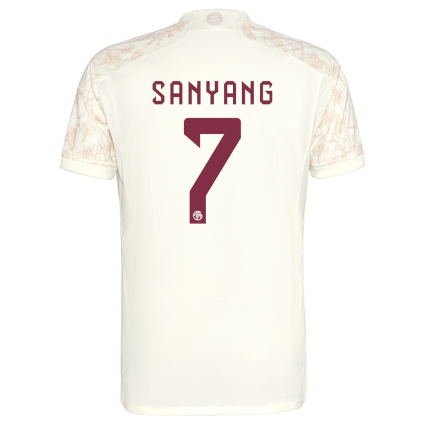 Gyermek Mamin Sanyang #7 Törtfehér Harmadik Számú Jersey 2023/24 Mez Póló Ing