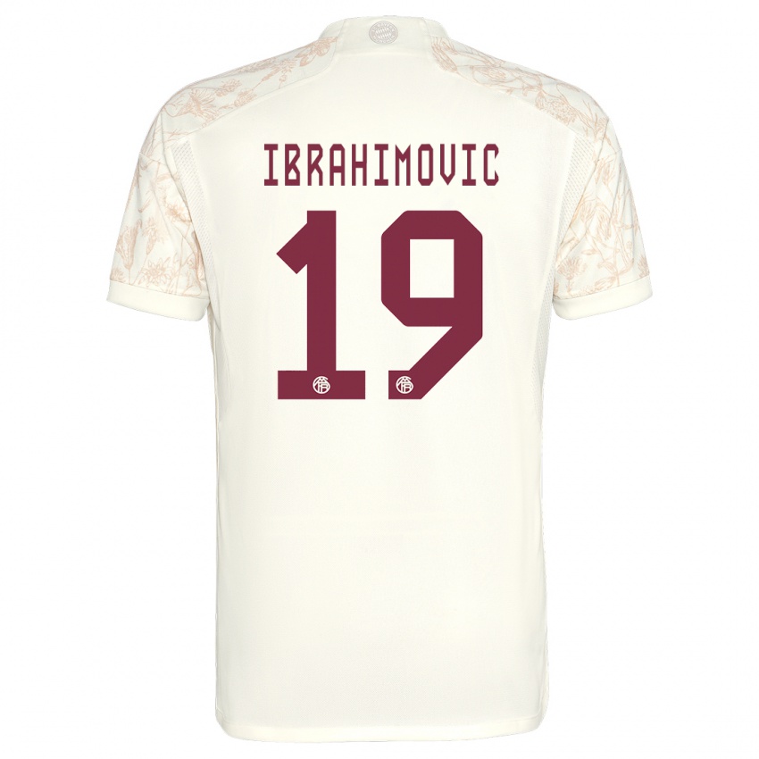 Gyermek Arijon Ibrahimovic #19 Törtfehér Harmadik Számú Jersey 2023/24 Mez Póló Ing