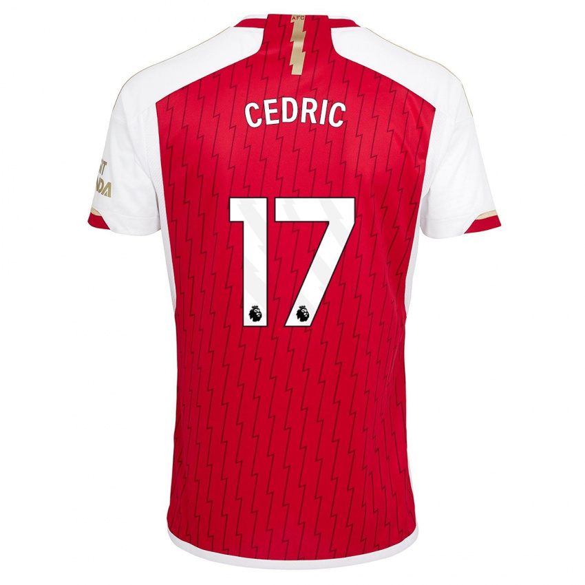 Férfi Cedric Soares #17 Piros Hazai Jersey 2023/24 Mez Póló Ing