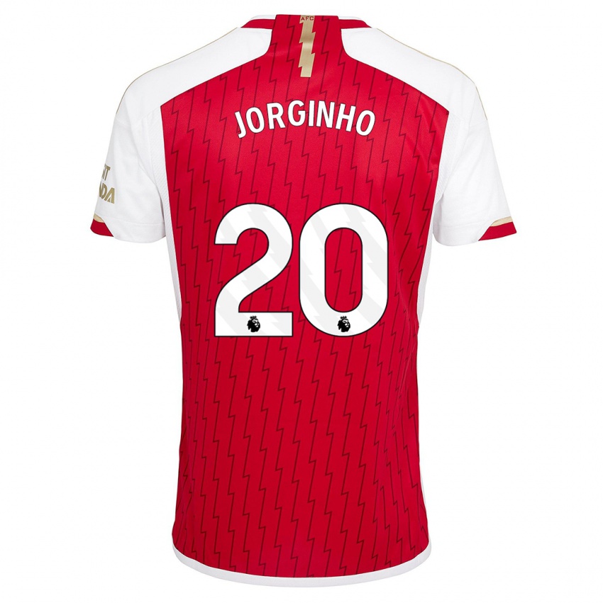 Férfi Jorginho #20 Piros Hazai Jersey 2023/24 Mez Póló Ing