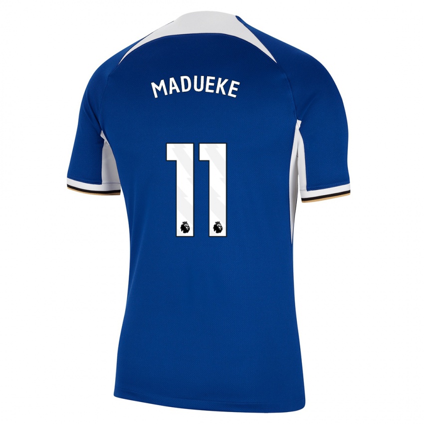 Férfi Noni Madueke #11 Kék Hazai Jersey 2023/24 Mez Póló Ing