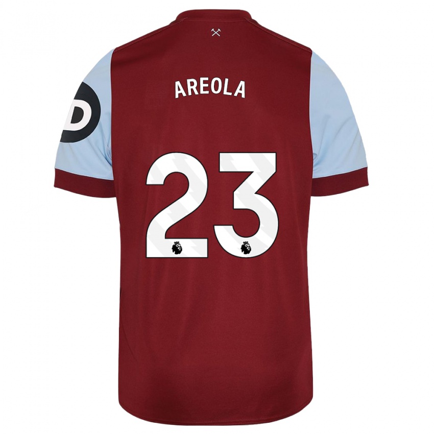 Férfi Alphonse Areola #23 Gesztenyebarna Hazai Jersey 2023/24 Mez Póló Ing