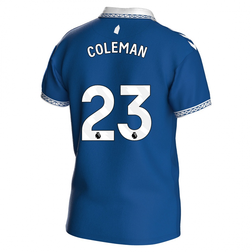 Férfi Seamus Coleman #23 Királykék Hazai Jersey 2023/24 Mez Póló Ing