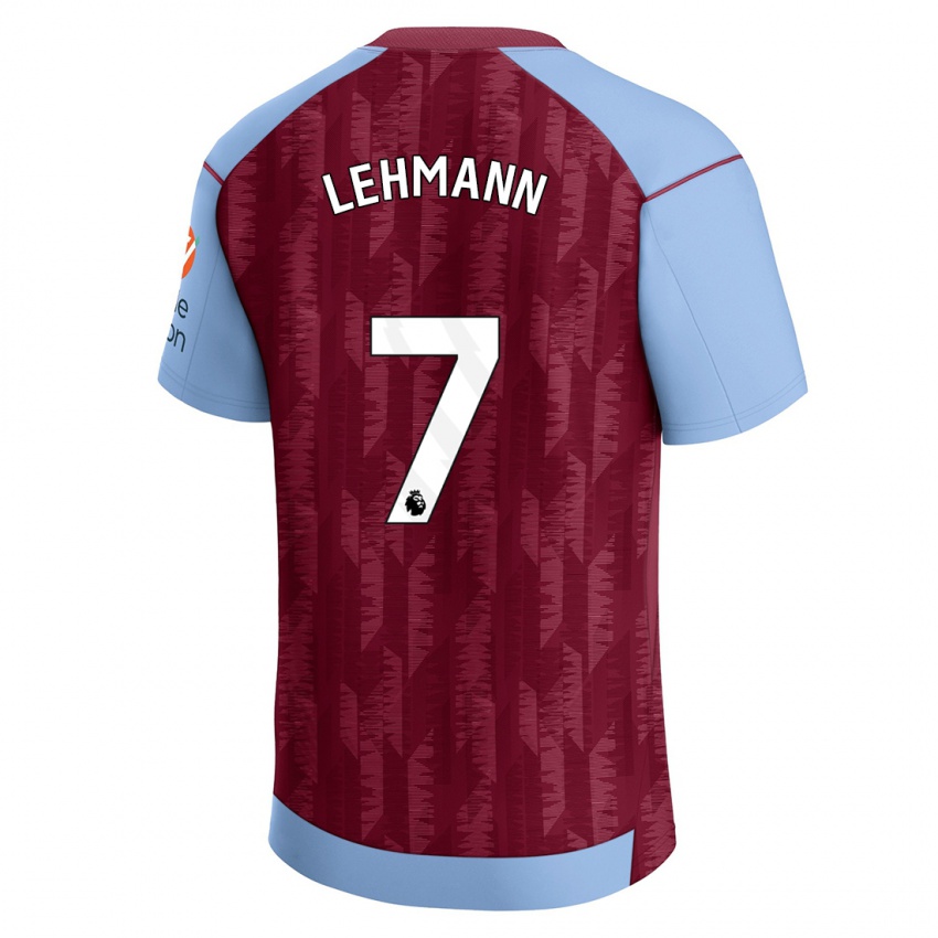 Férfi Alisha Lehmann #7 Claret Blue Hazai Jersey 2023/24 Mez Póló Ing