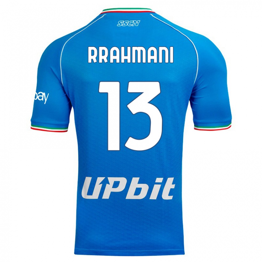 Férfi Amir Rrahmani #13 Égszínkék Hazai Jersey 2023/24 Mez Póló Ing