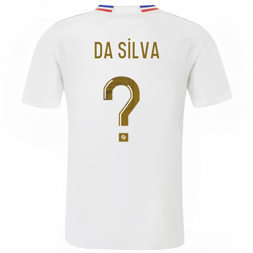 Férfi Florent Da Silva #0 Fehér Hazai Jersey 2023/24 Mez Póló Ing