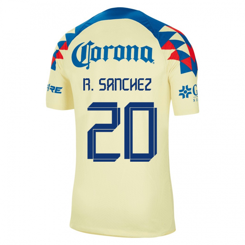 Férfi Richard Sanchez #20 Sárga Hazai Jersey 2023/24 Mez Póló Ing