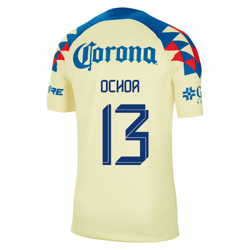 Férfi Guillermo Ochoa #13 Sárga Hazai Jersey 2023/24 Mez Póló Ing