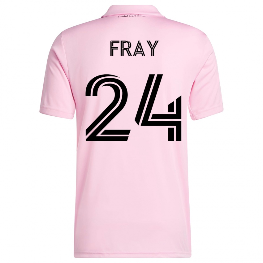 Férfi Ian Fray #24 Rózsaszín Hazai Jersey 2023/24 Mez Póló Ing