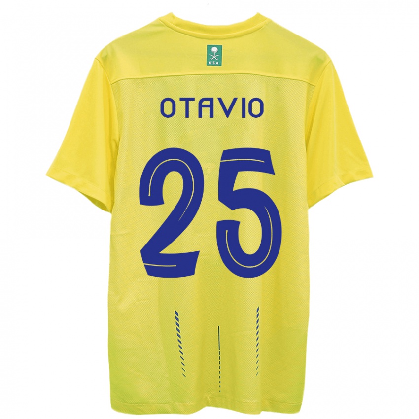 Férfi Otavio #25 Sárga Hazai Jersey 2023/24 Mez Póló Ing