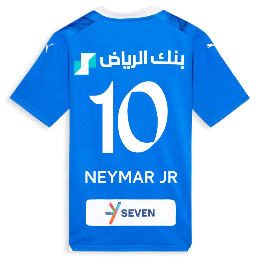 Férfi Neymar #10 Kék Hazai Jersey 2023/24 Mez Póló Ing