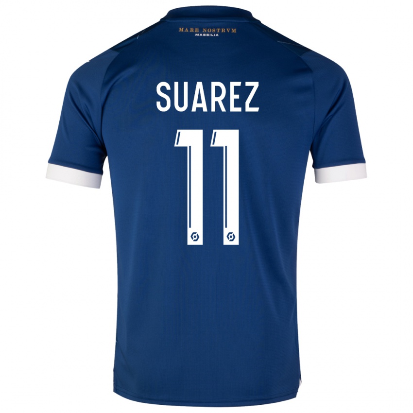 Férfi Luis Suarez #11 Sötétkék Idegenbeli Jersey 2023/24 Mez Póló Ing
