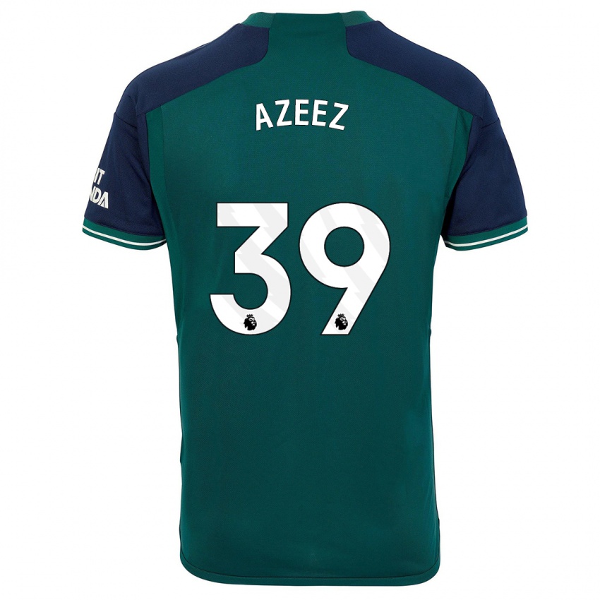 Férfi Miguel Azeez #39 Zöld Harmadik Számú Jersey 2023/24 Mez Póló Ing