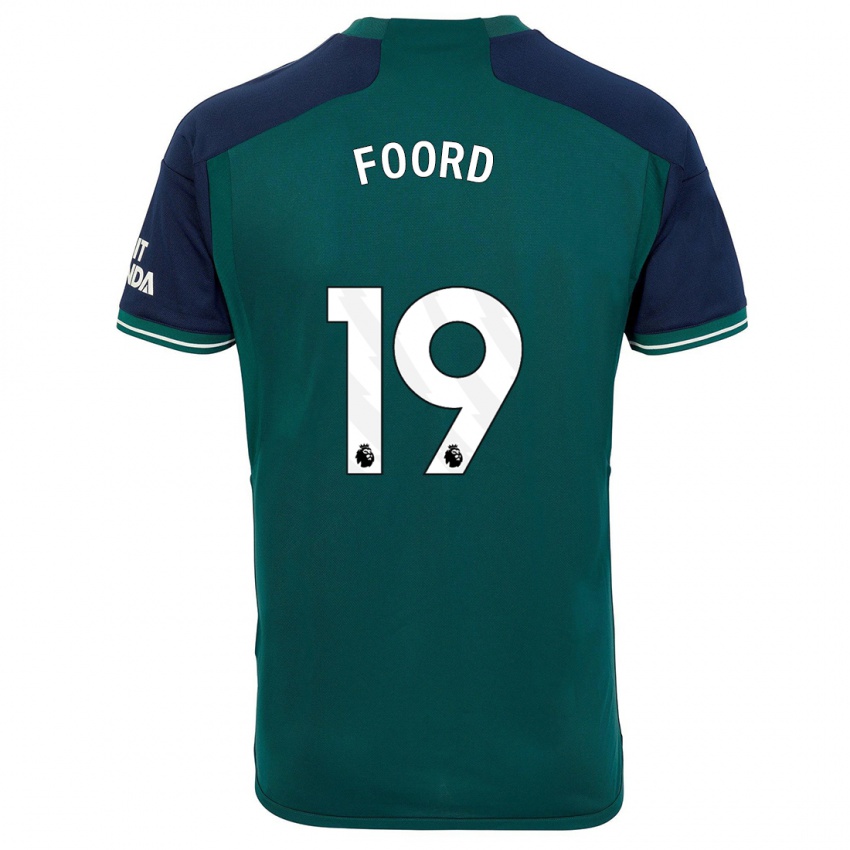 Férfi Caitlin Foord #19 Zöld Harmadik Számú Jersey 2023/24 Mez Póló Ing