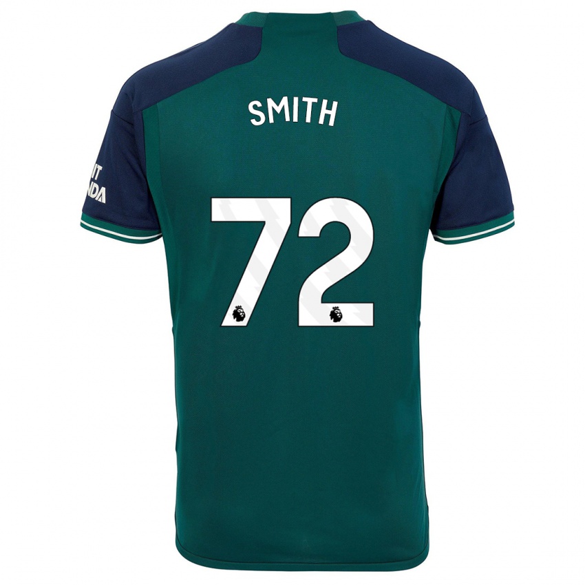 Férfi Matt Smith #72 Zöld Harmadik Számú Jersey 2023/24 Mez Póló Ing