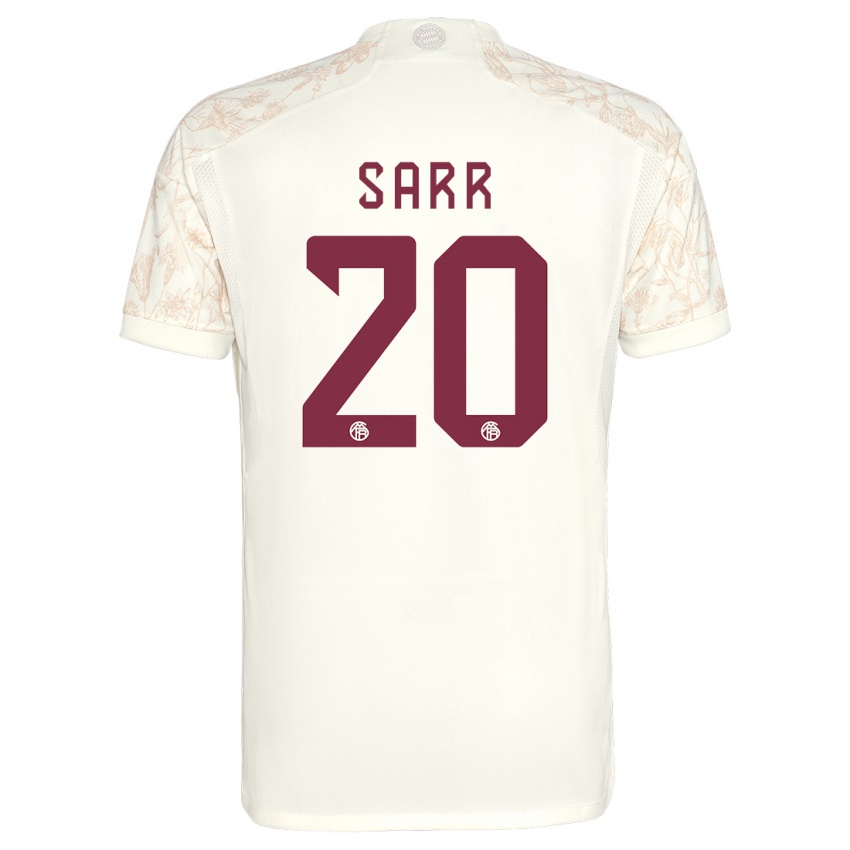 Férfi Bouna Sarr #20 Törtfehér Harmadik Számú Jersey 2023/24 Mez Póló Ing