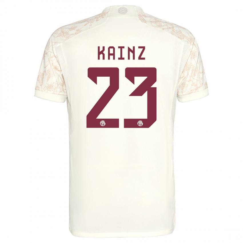 Férfi Manuel Kainz #23 Törtfehér Harmadik Számú Jersey 2023/24 Mez Póló Ing