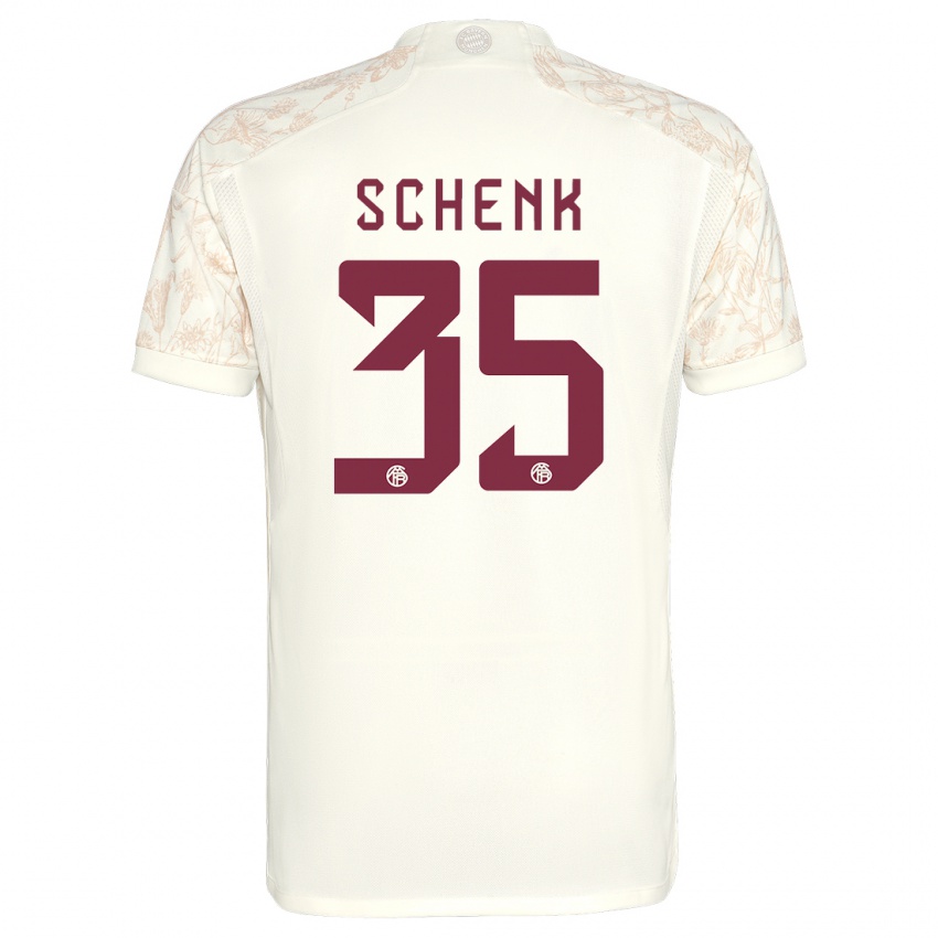 Férfi Johannes Schenk #35 Törtfehér Harmadik Számú Jersey 2023/24 Mez Póló Ing