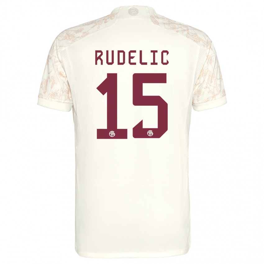 Férfi Ivana Rudelic #15 Törtfehér Harmadik Számú Jersey 2023/24 Mez Póló Ing