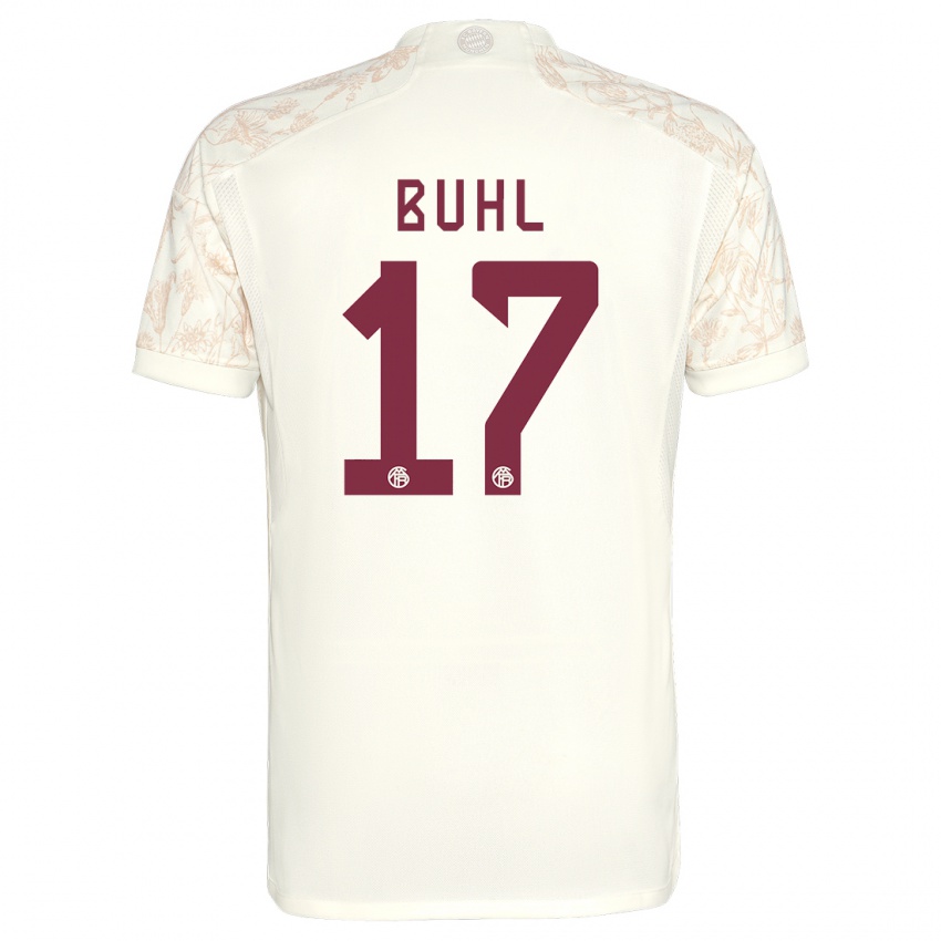 Férfi Klara Buhl #17 Törtfehér Harmadik Számú Jersey 2023/24 Mez Póló Ing