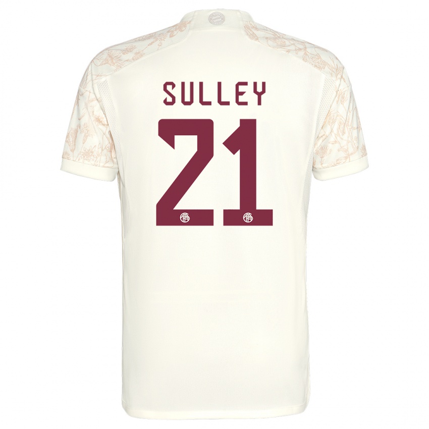 Férfi Williams Baffour Sulley #21 Törtfehér Harmadik Számú Jersey 2023/24 Mez Póló Ing