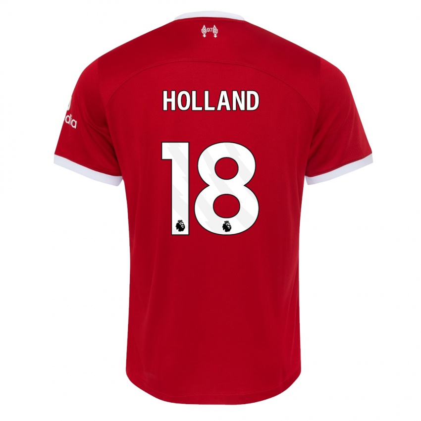 Női Ceri Holland #18 Piros Hazai Jersey 2023/24 Mez Póló Ing