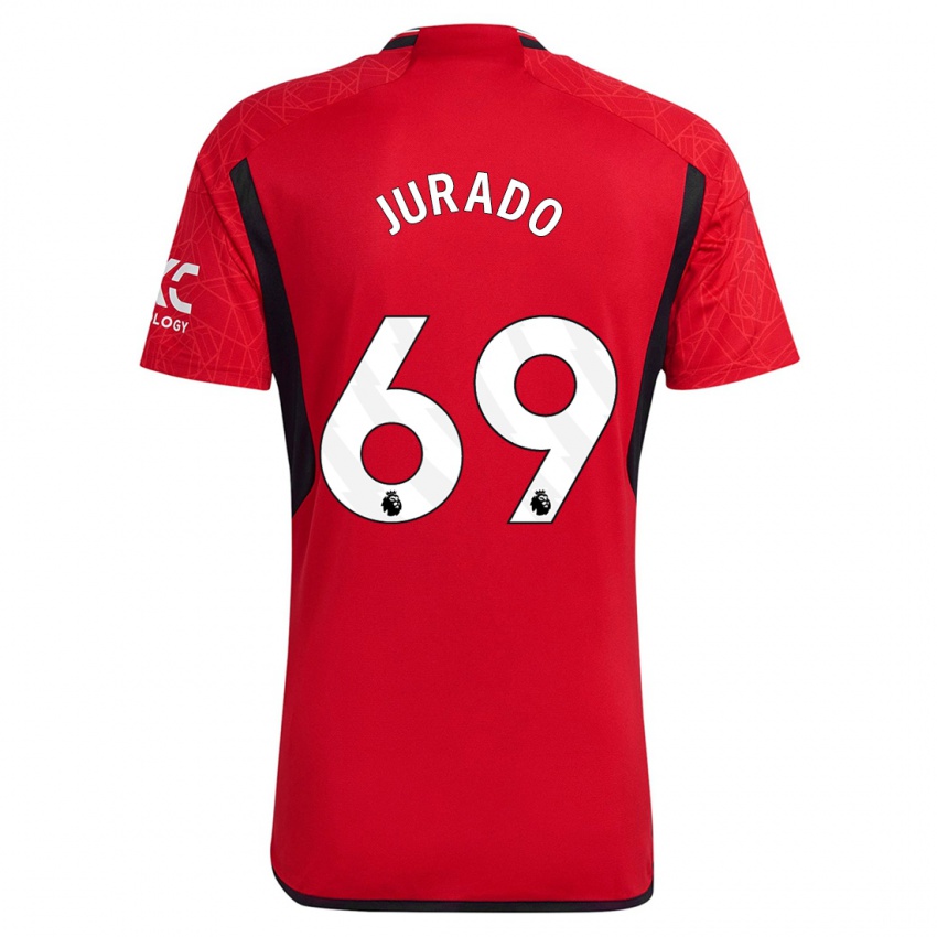 Női Marc Jurado #69 Piros Hazai Jersey 2023/24 Mez Póló Ing