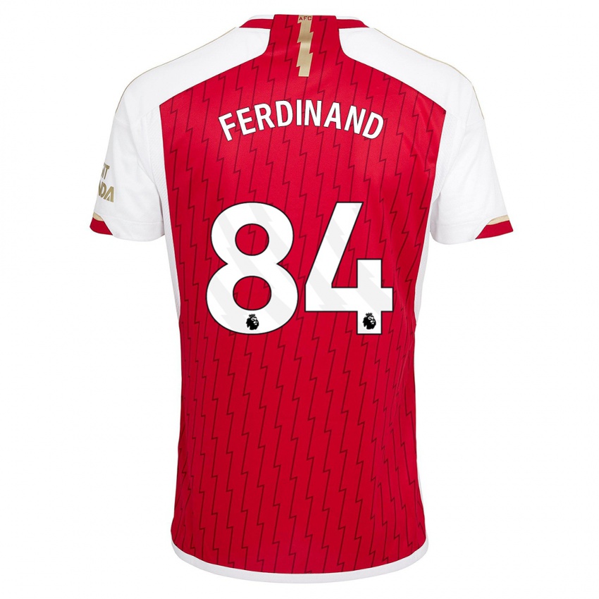 Női Seb Ferdinand #84 Piros Hazai Jersey 2023/24 Mez Póló Ing