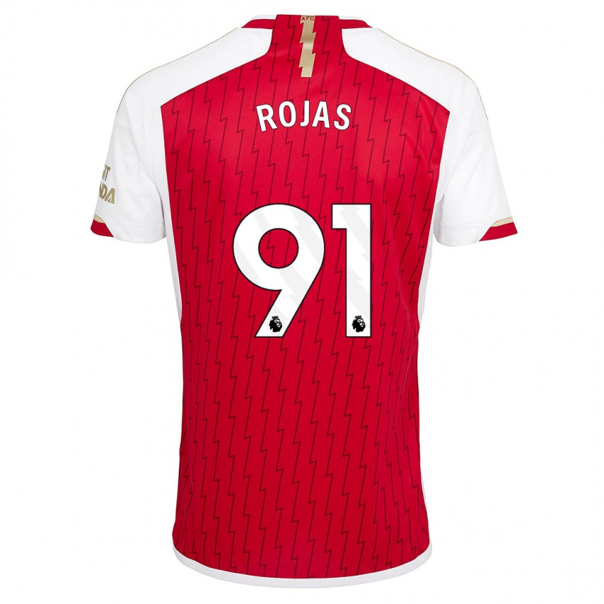 Női Alexei Rojas #91 Piros Hazai Jersey 2023/24 Mez Póló Ing