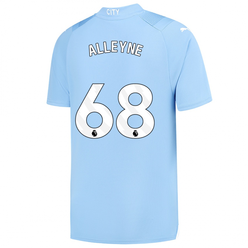 Női Max Alleyne #68 Világoskék Hazai Jersey 2023/24 Mez Póló Ing