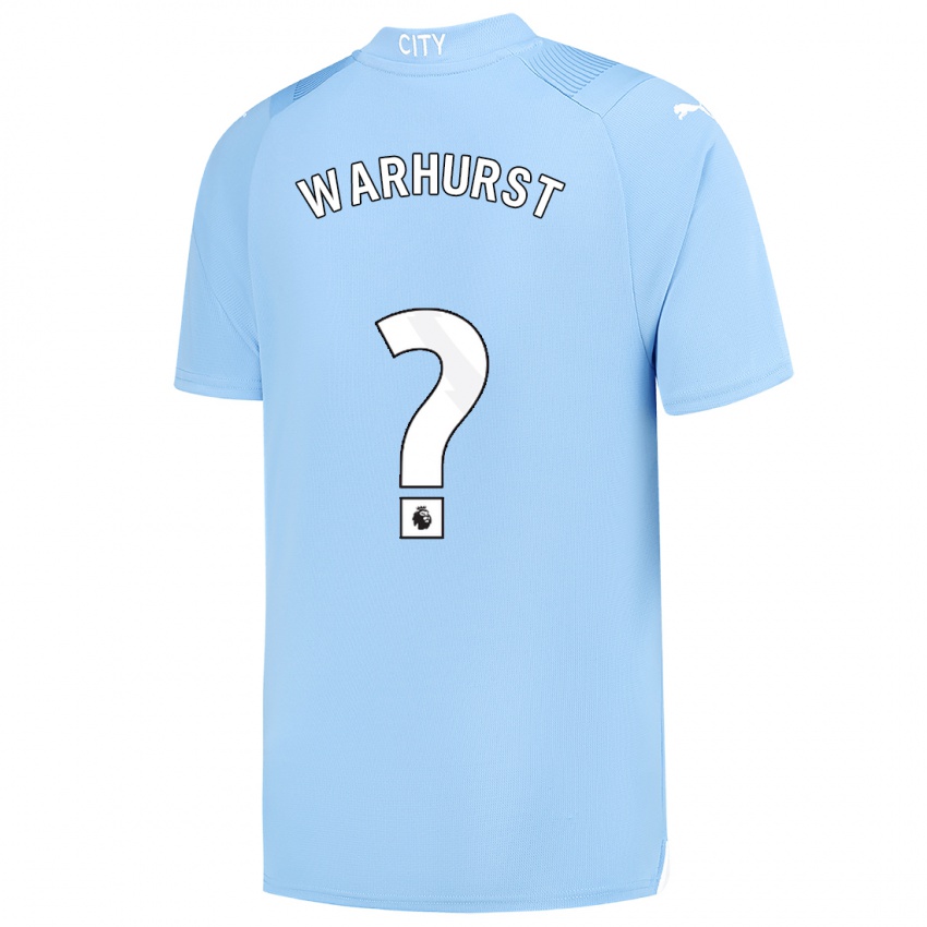 Női Matthew Warhurst #0 Világoskék Hazai Jersey 2023/24 Mez Póló Ing