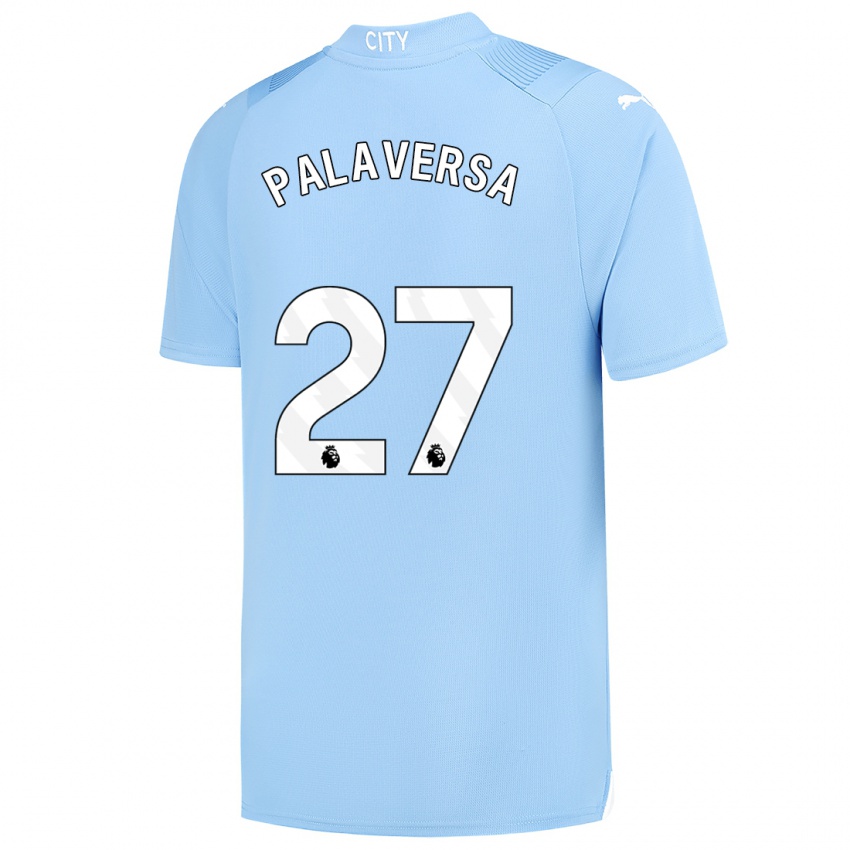 Női Ante Palaversa #27 Világoskék Hazai Jersey 2023/24 Mez Póló Ing