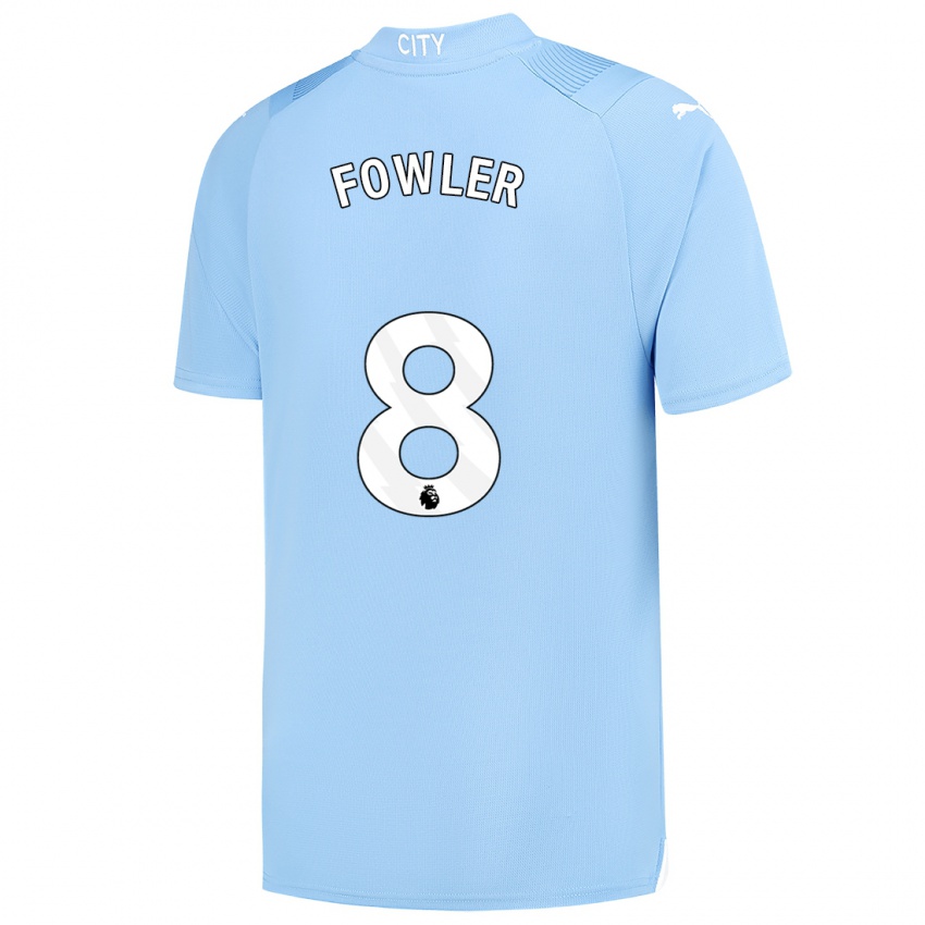 Női Mary Fowler #8 Világoskék Hazai Jersey 2023/24 Mez Póló Ing