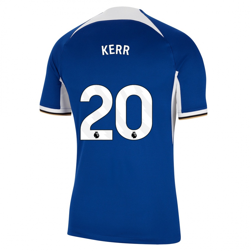 Női Sam Kerr #20 Kék Hazai Jersey 2023/24 Mez Póló Ing