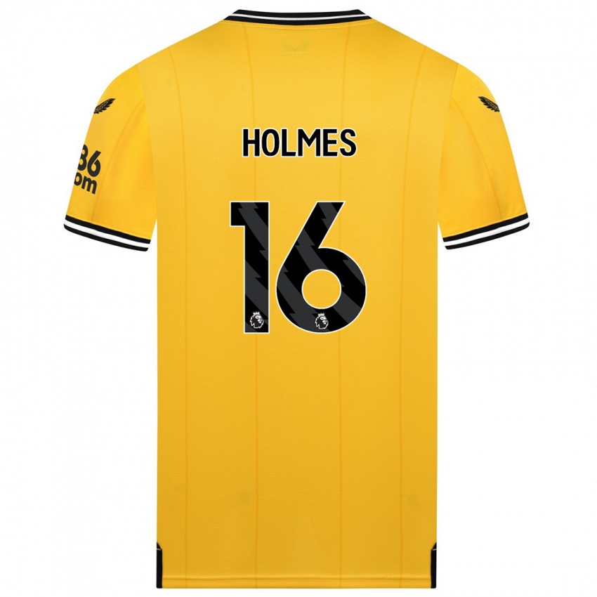 Női Summer Holmes #16 Sárga Hazai Jersey 2023/24 Mez Póló Ing