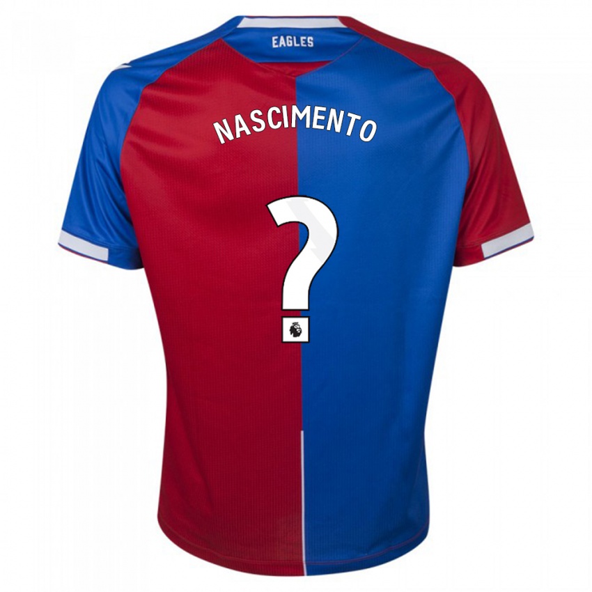 Női Adler Nascimento #0 Piros Kék Hazai Jersey 2023/24 Mez Póló Ing