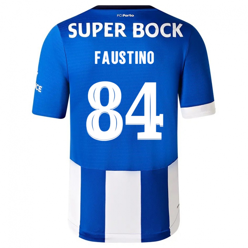 Női Levi Faustino #84 Kék Fehér Hazai Jersey 2023/24 Mez Póló Ing