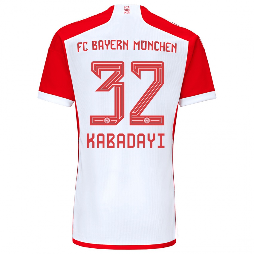 Női Yusuf Kabadayi #32 Piros Fehér Hazai Jersey 2023/24 Mez Póló Ing