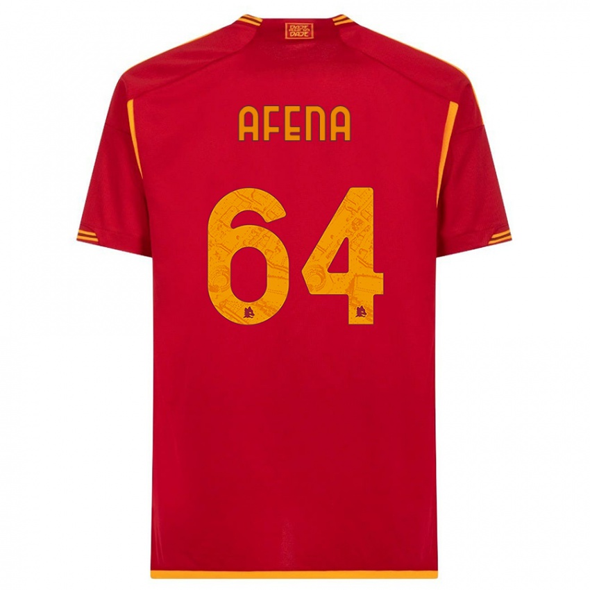 Női Felix Afena-Gyan #64 Piros Hazai Jersey 2023/24 Mez Póló Ing