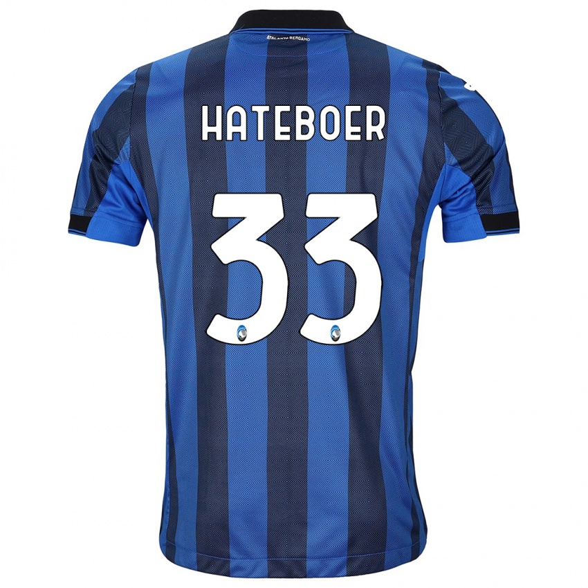 Női Hans Hateboer #33 Fekete Kék Hazai Jersey 2023/24 Mez Póló Ing