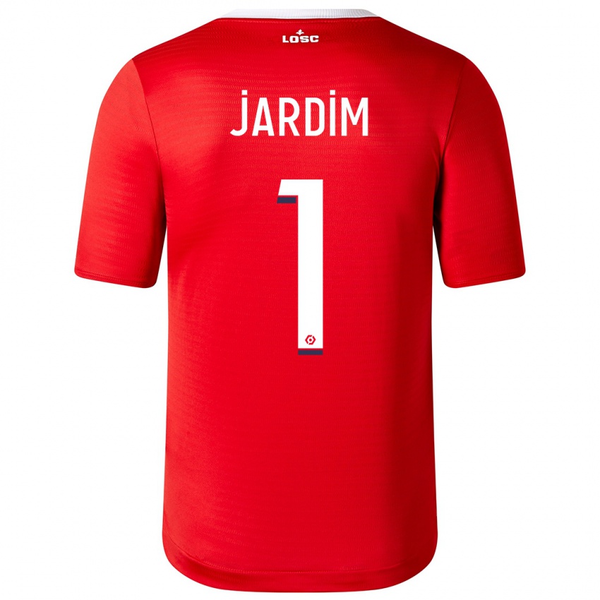 Női Leo Jardim #1 Piros Hazai Jersey 2023/24 Mez Póló Ing