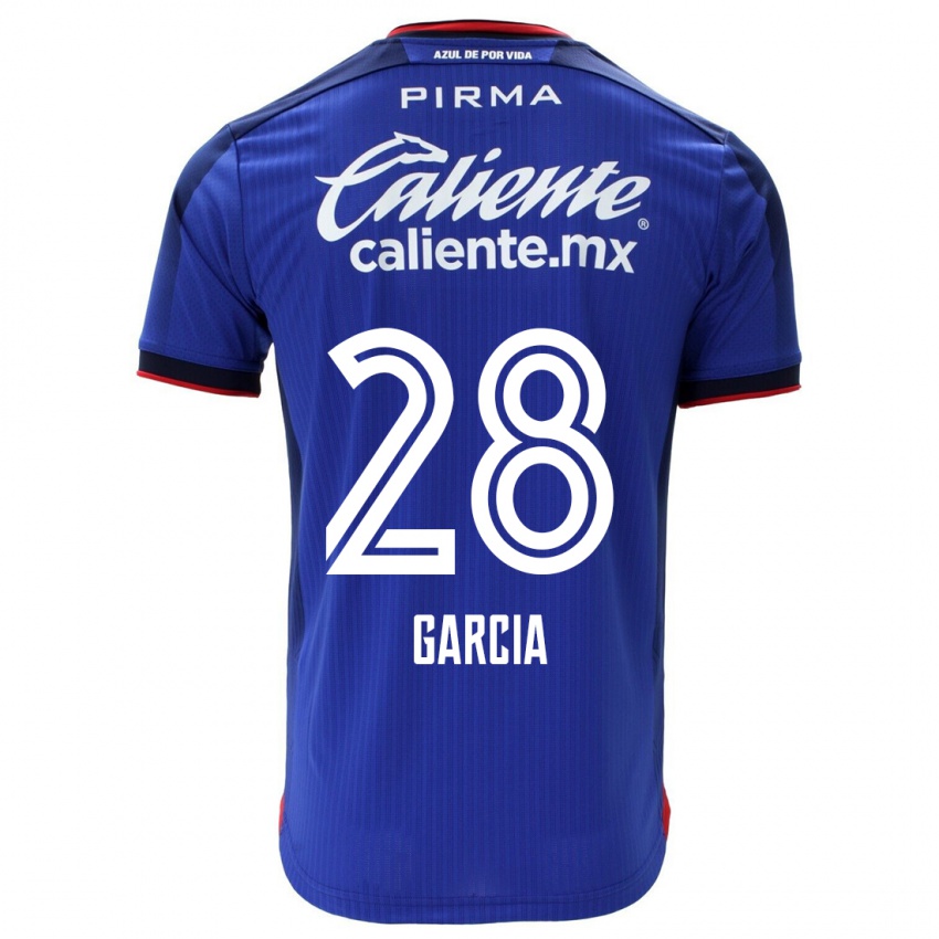 Női Ana Garcia #28 Kék Hazai Jersey 2023/24 Mez Póló Ing