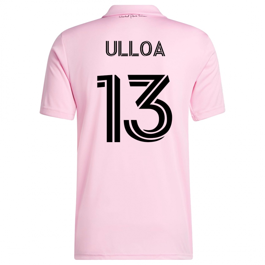 Női Víctor Ulloa #13 Rózsaszín Hazai Jersey 2023/24 Mez Póló Ing