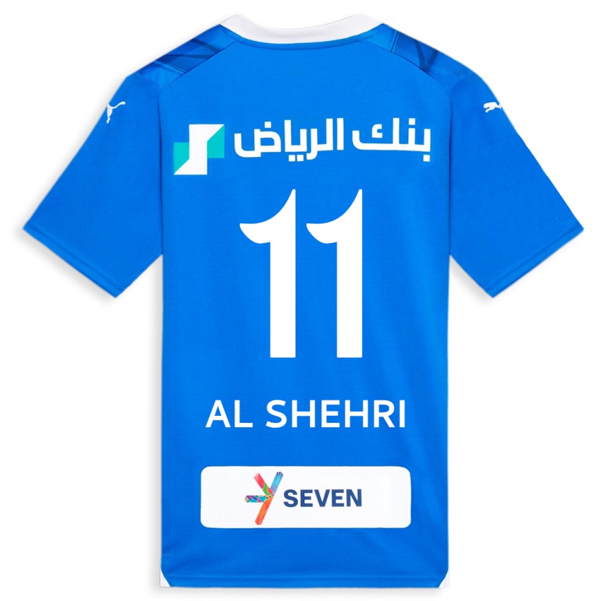 Női Saleh Al-Shehri #11 Kék Hazai Jersey 2023/24 Mez Póló Ing