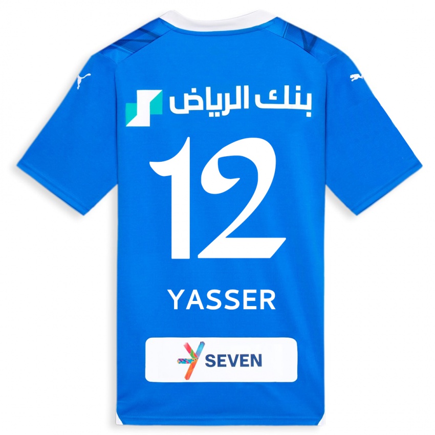 Női Yasser Al-Shahrani #12 Kék Hazai Jersey 2023/24 Mez Póló Ing