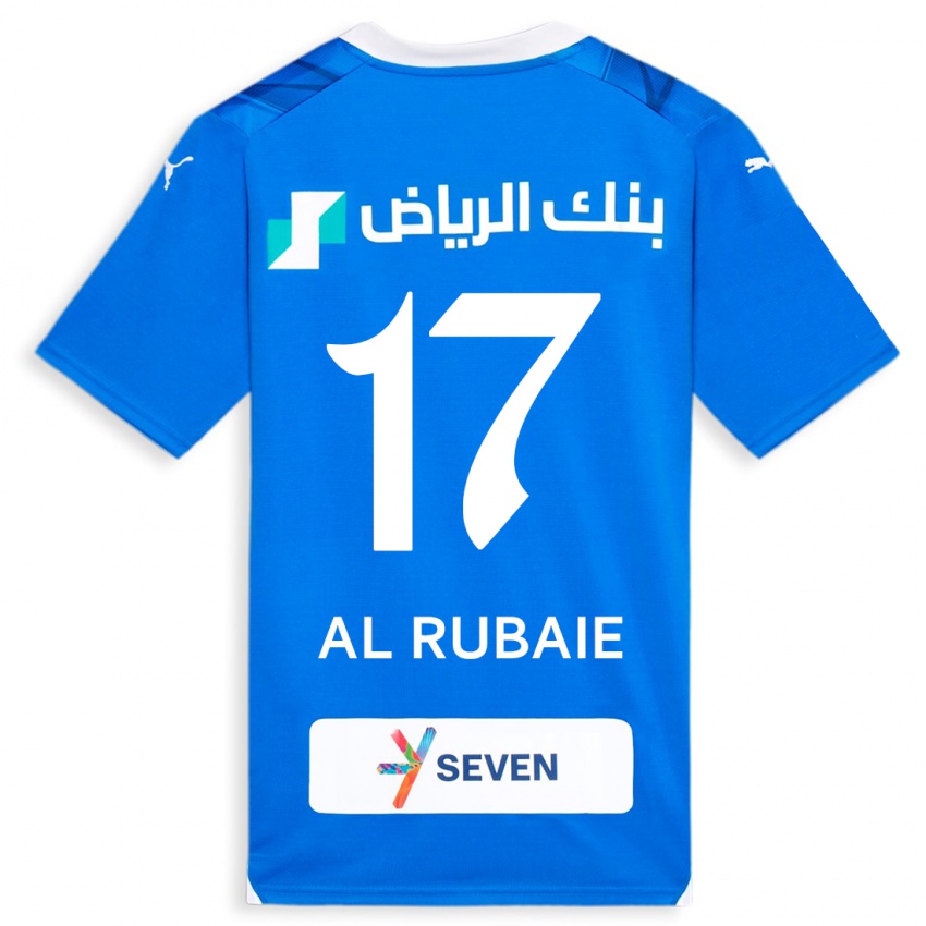 Női Mohammed Al-Rubaie #17 Kék Hazai Jersey 2023/24 Mez Póló Ing